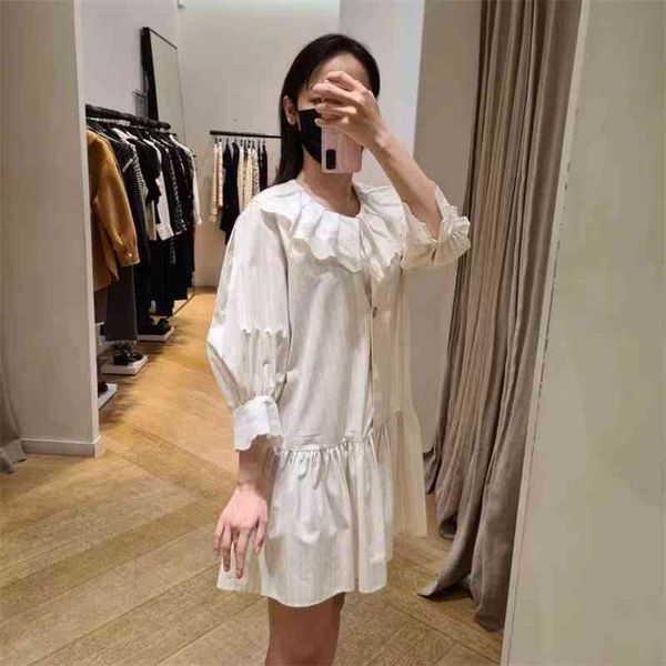 casual dresses fadan s's spring and summer stripe small fresh wind loose ruffle doll neck dress, Black;gray
casual dresses fadan s's spring and summer stripe small fresh wind loose ruffle doll neck dress, Black;gray