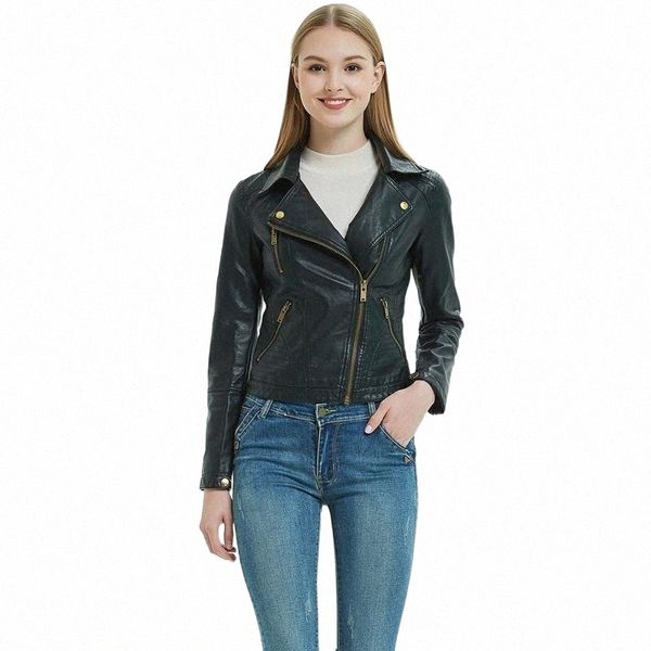 women's leather & faux leather women's leather & faux pu women spring motorcycle autumn coat jacket korean chaqueta cuero mujer kj, Black
women's leather & faux leather women's leather & faux pu women spring motorcycle autumn coat jacket korean chaqueta cuero mujer kj, Black