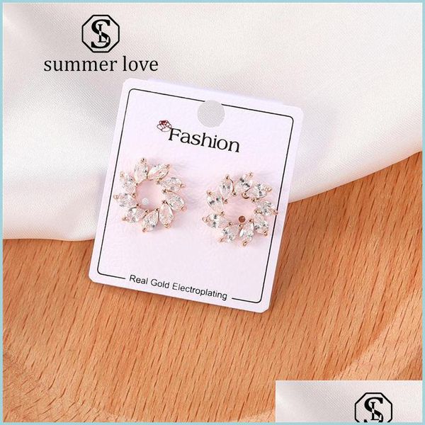 stud fl cubic zirconia flower stud earrings for women girls bridal fashion evening party wedding designer jewelry drop de bdejewelry dhmtn, Golden;silver
stud fl cubic zirconia flower stud earrings for women girls bridal fashion evening party wedding designer jewelry drop de bdejewelry dhmtn, Golden;silver
