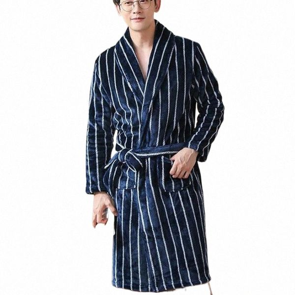 men's sleepwear men's sleepwear men bathrobe stripe flannel robe warm fleece pijama hombre bath pajamas male night gown y99d#, Black;brown
men's sleepwear men's sleepwear men bathrobe stripe flannel robe warm fleece pijama hombre bath pajamas male night gown y99d#, Black;brown