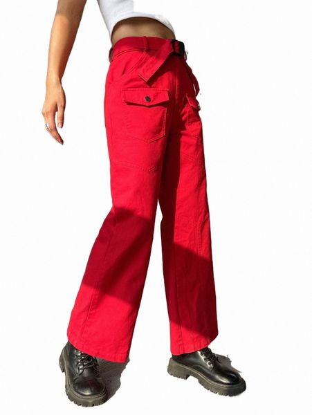 women's pants & capris high waist flap detail buckle belted pants z0xm#, Black;white
women's pants & capris high waist flap detail buckle belted pants z0xm#, Black;white