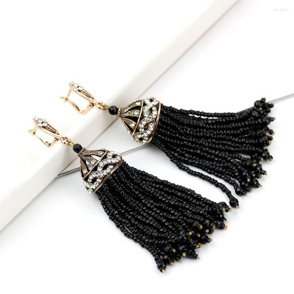 dangle earrings sunspicems vintage handmade long bead tassels for women turkish ethnic wedding design antique gold color jewelry gift, Silver
dangle earrings sunspicems vintage handmade long bead tassels for women turkish ethnic wedding design antique gold color jewelry gift, Silver