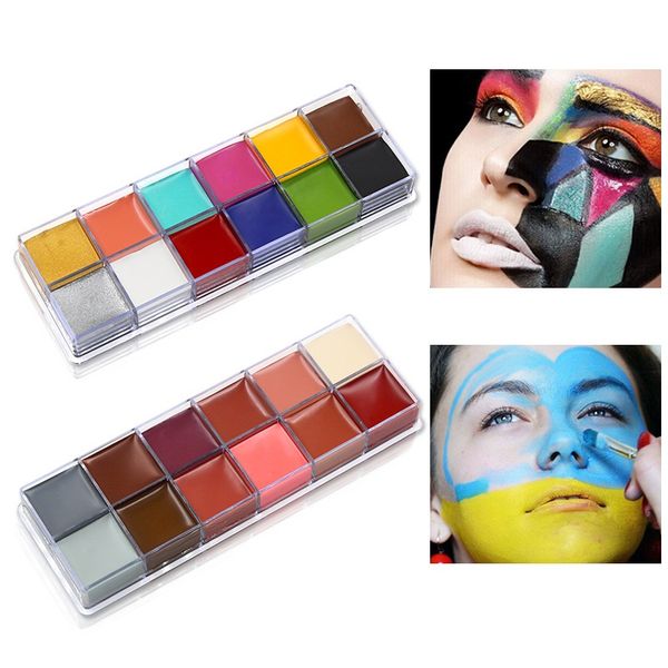 halloween face body paint oil 12 colors professional non toxic safe makeup body painting oils palette
halloween face body paint oil 12 colors professional non toxic safe makeup body painting oils palette