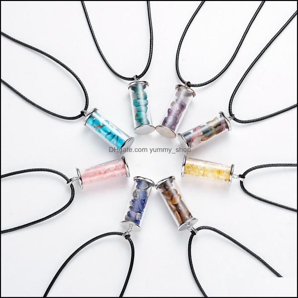 pendant necklaces chakra healing crystal wishing bottle pendants necklace for womens girls tumbled rock wicca tumble stone wish reiki dhjoh, Silver
pendant necklaces chakra healing crystal wishing bottle pendants necklace for womens girls tumbled rock wicca tumble stone wish reiki dhjoh, Silver