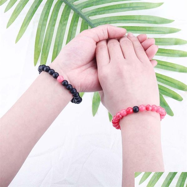 beaded strands 2pcs natural stone strands beaded bracelet for lovers heart magnet attraction couple distance bracelets frie sexyhanz dhxdu, Black
beaded strands 2pcs natural stone strands beaded bracelet for lovers heart magnet attraction couple distance bracelets frie sexyhanz dhxdu, Black