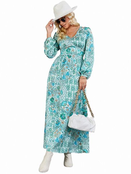 casual dresses argyle & floral print contrast lace bishop sleeve dress d73y#, Black;gray 
casual dresses argyle & floral print contrast lace bishop sleeve dress d73y#, Black;gray