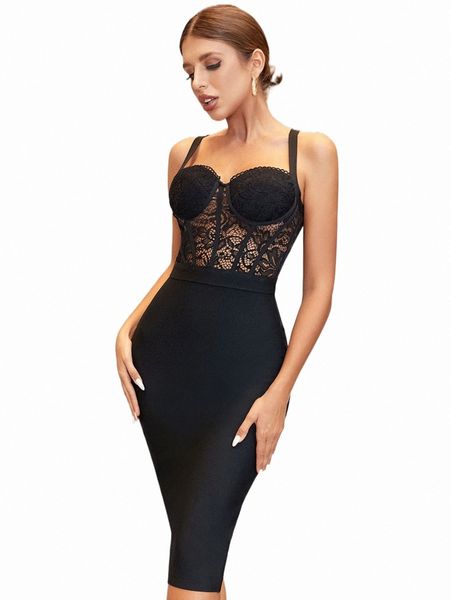 casual dresses adyce contrast lace bustier bandage dress a9fw#, Black;gray
casual dresses adyce contrast lace bustier bandage dress a9fw#, Black;gray