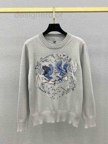 women's sweaters designer heavy industry flower bird little bee embroidery pattern round neck pullover sweater versatile gray female au, White;black
women's sweaters designer heavy industry flower bird little bee embroidery pattern round neck pullover sweater versatile gray female au, White;black