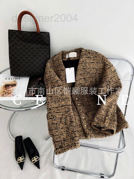 women's jackets designer nanyou ce home 22 autumn winter new french v-neck single breasted wool blended medium length woolen jacket p7b, Black;brown
women's jackets designer nanyou ce home 22 autumn winter new french v-neck single breasted wool blended medium length woolen jacket p7b, Black;brown