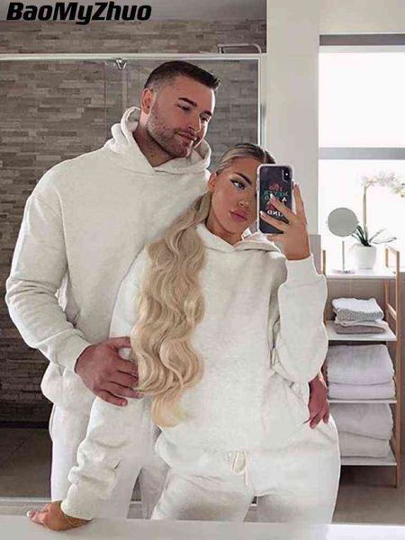 women's two piece pants winter two piece sets women tracksuit oversized suit 2022 men autumn trouser suit male sweatshirt solid sports, White
women's two piece pants winter two piece sets women tracksuit oversized suit 2022 men autumn trouser suit male sweatshirt solid sports, White