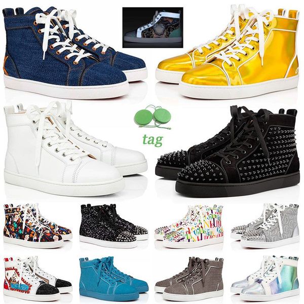 2022 fashion redbottom boots women mens designer casual shoes new luxury university gold metallic slive reflective triple black white spikes
2022 fashion redbottom boots women mens designer casual shoes new luxury university gold metallic slive reflective triple black white spikes