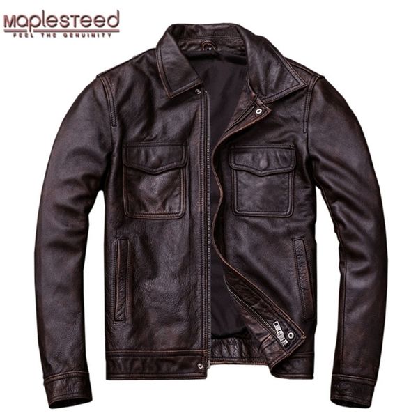 men's leather faux vintage genuine jacket men 100% cowhide red brown black natural jackets man coat autumn clothing m174 220905
men's leather faux vintage genuine jacket men 100% cowhide red brown black natural jackets man coat autumn clothing m174 220905