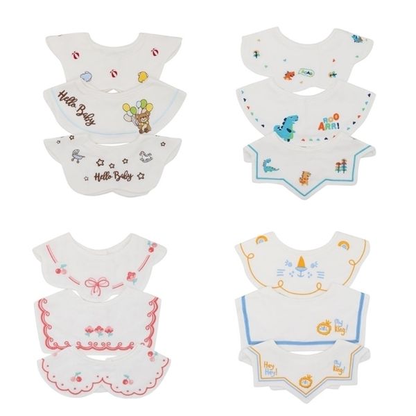 bibs burp cloths 3 pcs set rotate baby feeding drool collar decoration embroidery saliva towel cotton anti-stain cloth d08c 220830
bibs burp cloths 3 pcs set rotate baby feeding drool collar decoration embroidery saliva towel cotton anti-stain cloth d08c 220830