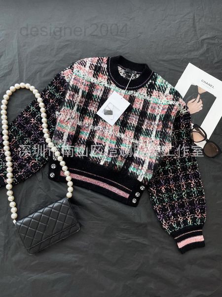 women's knits & tees designer shenzhen nanyou 22a small fragrance autumn and winter new checkered knitted lantern sleeve short sweater, White
women's knits & tees designer shenzhen nanyou 22a small fragrance autumn and winter new checkered knitted lantern sleeve short sweater, White