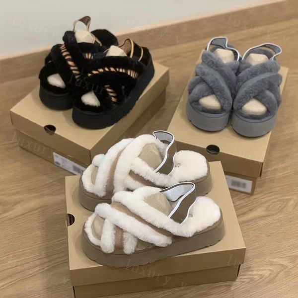 designer slippers disco cross slides women furry slippers cotton sandals australia fuzzy fluffita winter fluff platform sandal with box, Black
designer slippers disco cross slides women furry slippers cotton sandals australia fuzzy fluffita winter fluff platform sandal with box, Black
