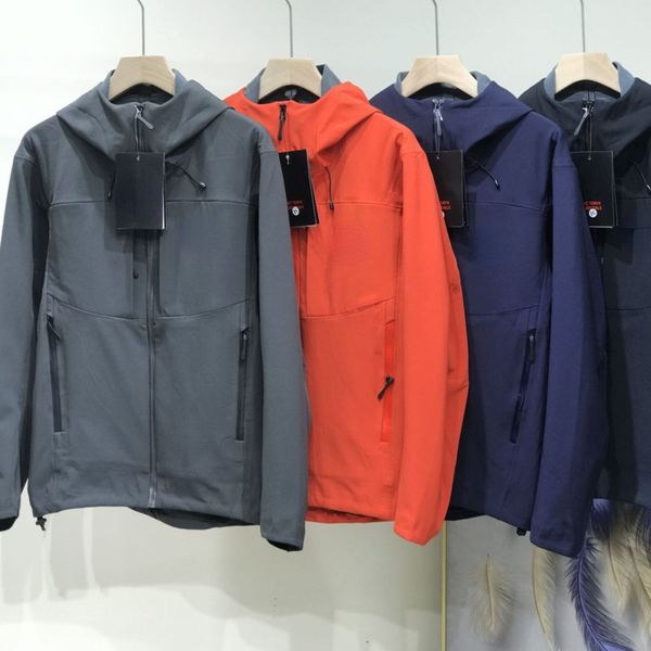 arc mens jacket nylon windproof coat designer hoodie soft shell men hooded jackets outdoor sports zipper tech fleece cardigan coats, Black;brown
arc mens jacket nylon windproof coat designer hoodie soft shell men hooded jackets outdoor sports zipper tech fleece cardigan coats, Black;brown