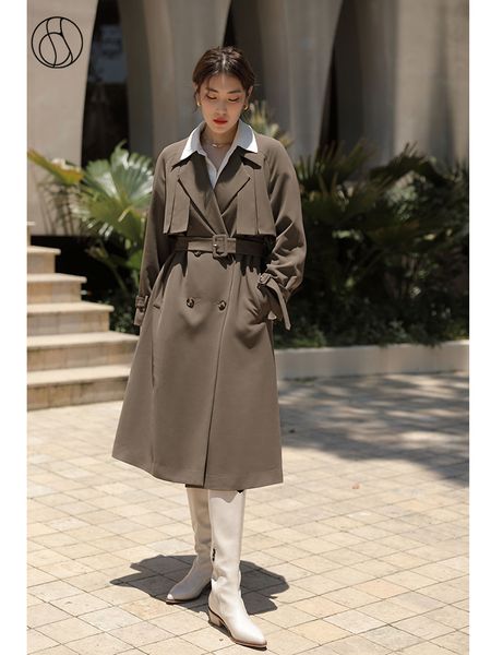 women's trench coats dushu temperament windbreaker mid-length jacket woman clothes long coat women coffee trench blue vintage women clo, Tan;black
women's trench coats dushu temperament windbreaker mid-length jacket woman clothes long coat women coffee trench blue vintage women clo, Tan;black