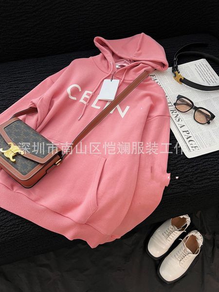 women's hoodies & sweatshirts designer nanyou shenzhen ce22 autumn winter new product pink cotton white letter print hooded sweater lon, Black
women's hoodies & sweatshirts designer nanyou shenzhen ce22 autumn winter new product pink cotton white letter print hooded sweater lon, Black