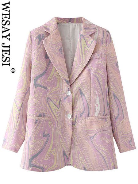 suit wesay jesi youth fashion girly casual pink swirl print lady blazer loose l, White;black
suit wesay jesi youth fashion girly casual pink swirl print lady blazer loose l, White;black