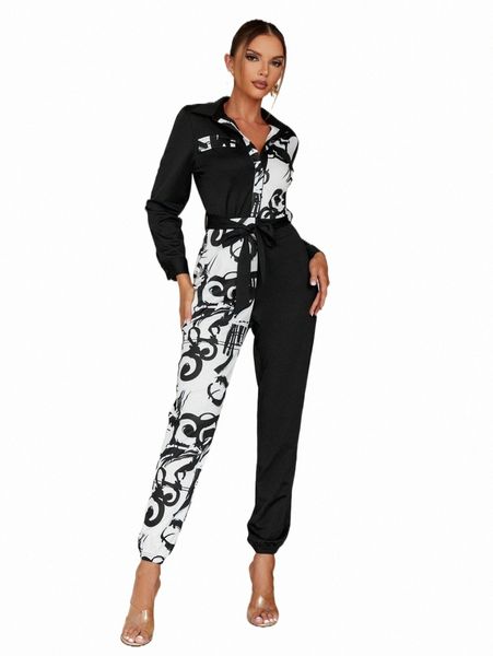 women's jumpsuits & rompers glamaker graphic print flap detail belted jumpsuit o7re#, Black;white
women's jumpsuits & rompers glamaker graphic print flap detail belted jumpsuit o7re#, Black;white