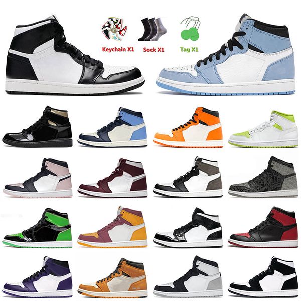 jumpman 1 1s men basketball shoes black white university blue obsidian bubble gum pollen chicago mens women trainers sneakers eur 36-46, White;red
jumpman 1 1s men basketball shoes black white university blue obsidian bubble gum pollen chicago mens women trainers sneakers eur 36-46, White;red