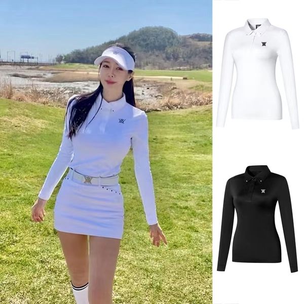 spring and autumn golf women's long sleeved t-shirt sports leisure versatile polo shirt quick drying breathable fashion slim jersey, Black;blue
spring and autumn golf women's long sleeved t-shirt sports leisure versatile polo shirt quick drying breathable fashion slim jersey, Black;blue