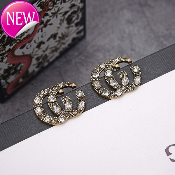 luxury brand design earrings g family's new simple and fashionable style in 2022, Golden;silver
luxury brand design earrings g family's new simple and fashionable style in 2022, Golden;silver