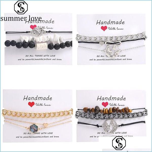 link chain bhemian natural lava stone charms bracelets set for women men 18 style pine world map heart pendant rope chain bdejewelry dhlxk, Black
link chain bhemian natural lava stone charms bracelets set for women men 18 style pine world map heart pendant rope chain bdejewelry dhlxk, Black