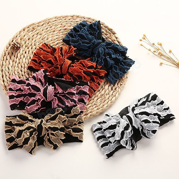 double layers bow headbands baby knot bows elastic hairbands newborn girls cloth fabric hair bow headband kid headwear, Slivery;white
double layers bow headbands baby knot bows elastic hairbands newborn girls cloth fabric hair bow headband kid headwear, Slivery;white