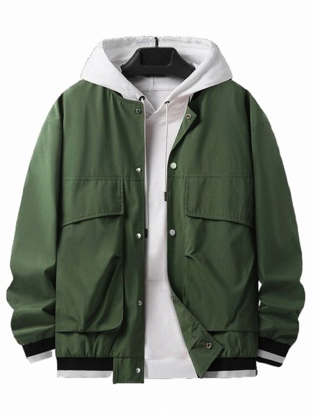 men's jackets men striped trim drop shoulder bomber jacket without hoodie y3yq#, Black;brown
men's jackets men striped trim drop shoulder bomber jacket without hoodie y3yq#, Black;brown
