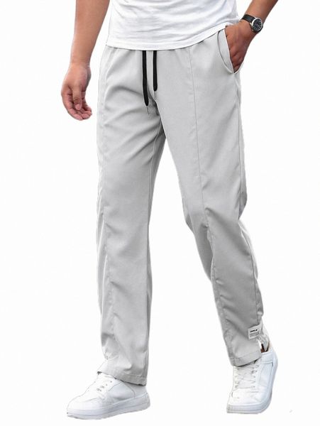 men's pants men letter patched drawstring pants h2sp#, Black 
men's pants men letter patched drawstring pants h2sp#, Black
