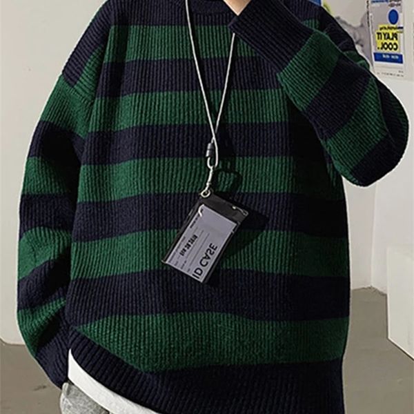 women's sweaters autumn winter knitted striped sweater women casual oversized pullovers sweaters loose warm jumper streetwear teen knit, White;black
women's sweaters autumn winter knitted striped sweater women casual oversized pullovers sweaters loose warm jumper streetwear teen knit, White;black