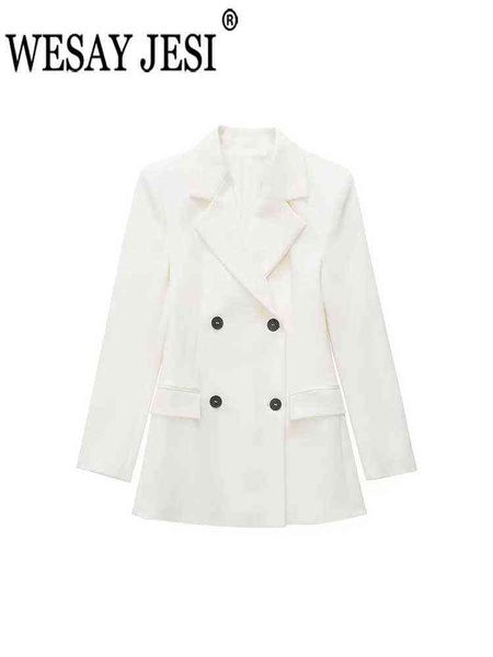 suit wesay jesi women blazer solid color long sleeve short jacket elegant doubl, White;black
suit wesay jesi women blazer solid color long sleeve short jacket elegant doubl, White;black