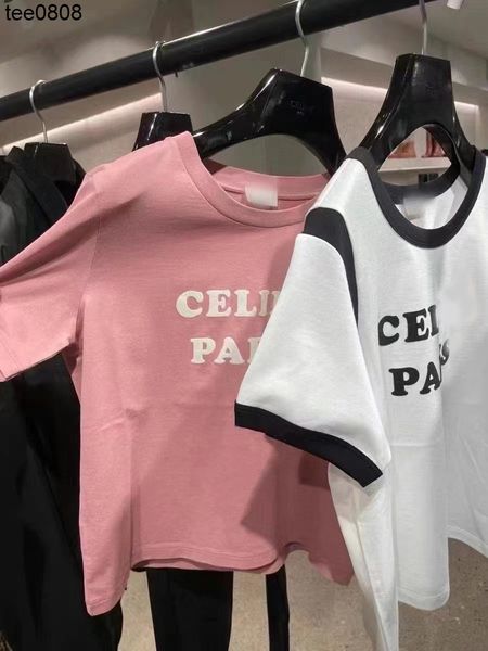 2022 early spring new celinss tee home sweet rose grey pink flocking letter printing round neck cotton short sleeve t-shirt women, White
2022 early spring new celinss tee home sweet rose grey pink flocking letter printing round neck cotton short sleeve t-shirt women, White