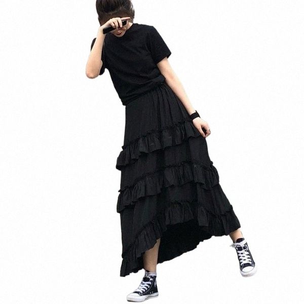 skirts midi long skirts womens maxi skirt goth lolita summer high waisted asymmetrical low ruched ruffle rok weilian k1hv#, Black
skirts midi long skirts womens maxi skirt goth lolita summer high waisted asymmetrical low ruched ruffle rok weilian k1hv#, Black