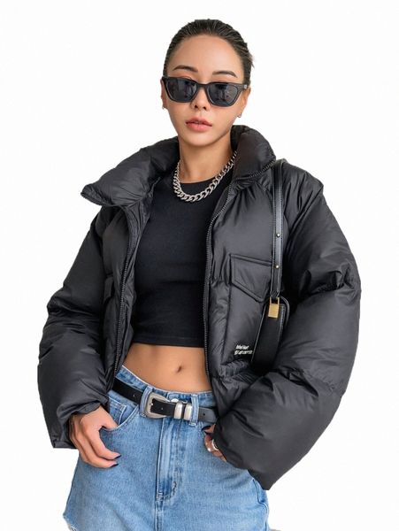 women's down & parkas dazy slogan graphic flap pocket raglan sleeve puffer coat p6yu#, Black
women's down & parkas dazy slogan graphic flap pocket raglan sleeve puffer coat p6yu#, Black