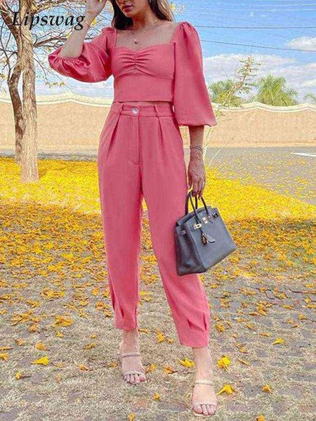 women's two piece pants spring summer commuter outfits women elegant solid color two piece sets female fashion strapless crop and slim, White
women's two piece pants spring summer commuter outfits women elegant solid color two piece sets female fashion strapless crop and slim, White