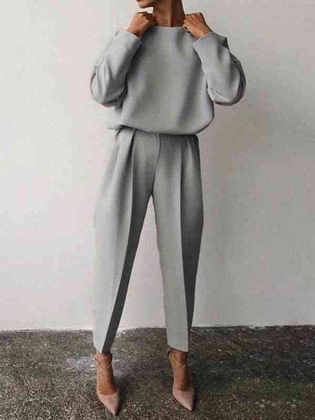 women's two piece pants 2pc solid tshirt full pants matching sets black gray coffee white 2022 spring womens two peice sets t220902
women's two piece pants 2pc solid tshirt full pants matching sets black gray coffee white 2022 spring womens two peice sets t220902