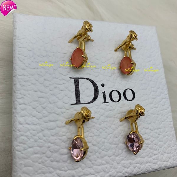 luxury brand design earrings d family / 21 year new flower color diamond personalized earrings temperament net red same trend, Golden;silver
luxury brand design earrings d family / 21 year new flower color diamond personalized earrings temperament net red same trend, Golden;silver