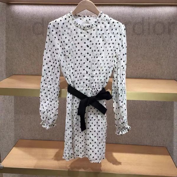 casual dresses designer fadan 's new spring and summer 2021 ear collar waist wave dot printed pleated dress bvz4, Black;gray
casual dresses designer fadan 's new spring and summer 2021 ear collar waist wave dot printed pleated dress bvz4, Black;gray