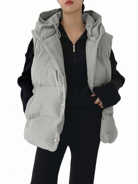 women's down & parkas dazy slant pockets drawstring hooded vest puffer coat s86b#, Black
women's down & parkas dazy slant pockets drawstring hooded vest puffer coat s86b#, Black