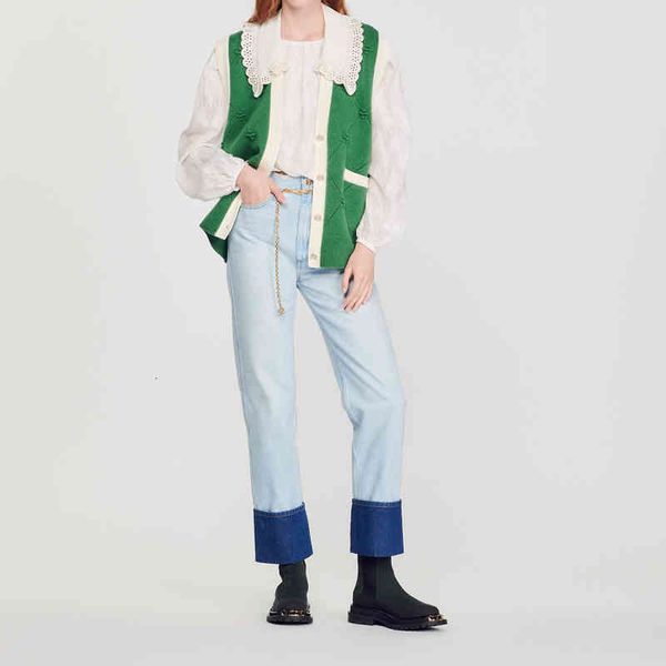 women's knits tees fadan s family fashion autumn and winter small fragrance knitting cardigan loose thin sleeveless vest coat, White
women's knits tees fadan s family fashion autumn and winter small fragrance knitting cardigan loose thin sleeveless vest coat, White