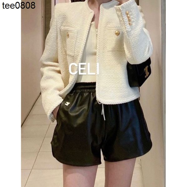 classic celinss jacket new early spring 2022 pu leather pants drawstring elastic waist versatile sports wide leg shorts, Black;brown
classic celinss jacket new early spring 2022 pu leather pants drawstring elastic waist versatile sports wide leg shorts, Black;brown