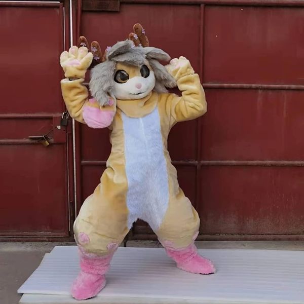 dog animal fursuit mascot new fluffy hairy costume halloween fancy dress-up party light brown furry outfit, Red;yellow
dog animal fursuit mascot new fluffy hairy costume halloween fancy dress-up party light brown furry outfit, Red;yellow