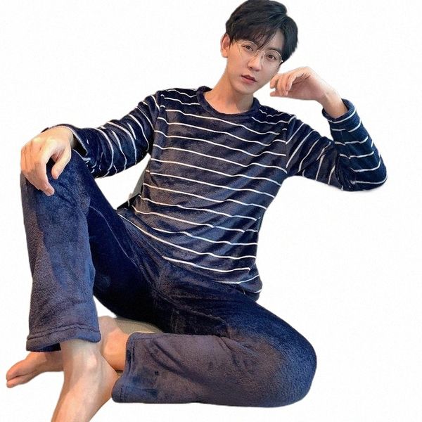 men's sleepwear men's sleepwear pajama set warm flannel men long sleeve golden velvet pajamas for elastic waist pant leisure home, Black;brown
men's sleepwear men's sleepwear pajama set warm flannel men long sleeve golden velvet pajamas for elastic waist pant leisure home, Black;brown
