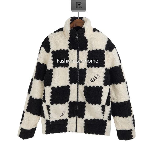 22fw italy new men women lattice fleece jackets designer luxury coats high end winter thick fur outwear cardigan fashion casual loose warm c, Black;brown
22fw italy new men women lattice fleece jackets designer luxury coats high end winter thick fur outwear cardigan fashion casual loose warm c, Black;brown