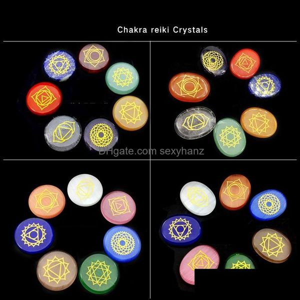 stone 7pcs chakra stone set reiki healing crystal with engraved seven chakras holistic energy ncing polished natural stones beads dis dhyob, Black
stone 7pcs chakra stone set reiki healing crystal with engraved seven chakras holistic energy ncing polished natural stones beads dis dhyob, Black