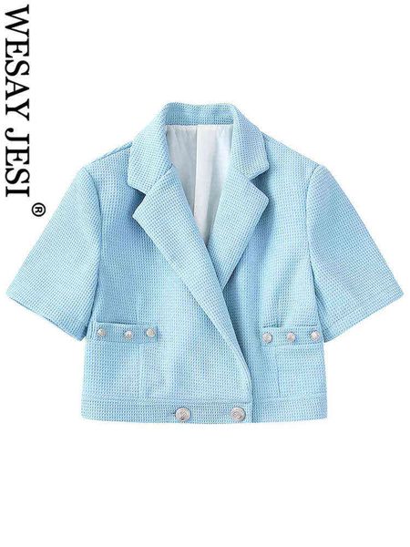 suit wesay jesi fashion new short sleeve blazer solid color blue suits collar p, White;black
suit wesay jesi fashion new short sleeve blazer solid color blue suits collar p, White;black