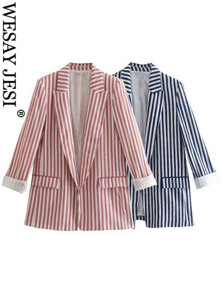 suit wesay jesi commuter women jacket fashion striped casual senior office vest, White;black
suit wesay jesi commuter women jacket fashion striped casual senior office vest, White;black