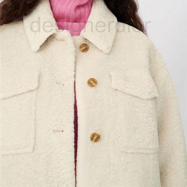 women's jackets designer fadan autumn winter new women's wear lapel lamb wool single breasted loose cotton jacket urkq, Black;brown
women's jackets designer fadan autumn winter new women's wear lapel lamb wool single breasted loose cotton jacket urkq, Black;brown
